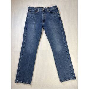 Levis 514 Jeans Mens 36x30 Blue Straight Med Wash Denim Casual